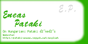 eneas pataki business card